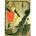 Figurka Parastone - tancerka Jane Avril z plakatu Henri de Toulouse-Lautreca - Kankan (1893) (TL01)
