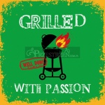 SERWETKI PAPIEROWE - Grilled with Passion GREEN