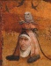 Figurka Parastone - Idąca głowa z sową - z obrazu HIERONYMUSA BOSCHA (JB27)