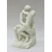 Figurka Parastone POCAŁUNEK - August Rodin - kopia rzeźby - BIAŁA 14 cm