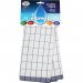 e-cloth Tea Towel Classic Check blue