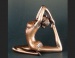 Figurka BODY TALK Gimnastyczka yogi w pozycji Pada Rajakapotasana 