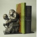 Figurka - Podpórka do książek - Małpa z czaszką - W.H. RHEINHOLD