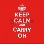 SERWETKI PAPIEROWE - Keep Calm and Carry On - 25x25 cm