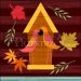 SERWETKI PAPIEROWE - Jesienny domek dla ptaków