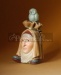 Figurka - Idąca głowa z sową - z obrazu HIERONYMUSA BOSCHA (JB27)