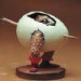 Figurka - Potwór w jaju -  postać z obrazu "Sąd Ostateczny" HIERONYMUSA BOSCHA (JB10)