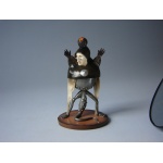 Figurka - "Diabeł z chóru" -  postać z obrazu HIERONYMUSA BOSCHA "Johannes at Patmos" (JB08)