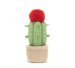 MASKOTKA JELLYCAT Moon Cactus - Kaktus Księżycowy w uśmiechniętej doniczce - 21 cm