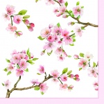 SERWETKI PAPIEROWE - Sakura - Kwitnąca Wiśnia