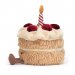 MASKOTKA JELLYCAT - UŚMIECHNIĘTE CIASTKO - Tort urodzinowy ze świeczką