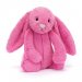 PLUSZOWA MASKOTKA JELLYCAT Królik różowy - Bashful Hot Pink Bunny, 31 cm