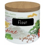 PORCELANOWY POJEMNIK NA MĄKĘ 0,5 kg - Flour Mediterraneo (751 CUIS)