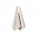 Ręczniki kuchenne z bawełny ladelle Eco Recycled - Natural (białe) 50 x 70 cm - komplet 2 szt.