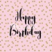 SERWETKI PAPIEROWE - Happy Birthday - (na urodziny) - pink