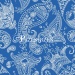 SERWETKI PAPIEROWE - Ornamenty Paisley Indigo - niebieskie