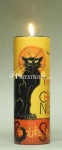 ŚWIECZNIK NA TEALIGHT PARASTONE -  Le Chat Noir - Czarny Kot z plakatu A. Steinlena 